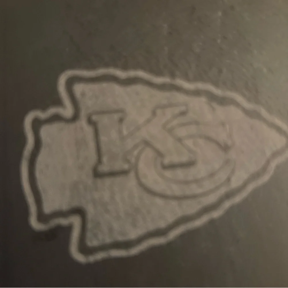 NFL Slate Coasters with Kansas City Chiefs Arrowhead Logo